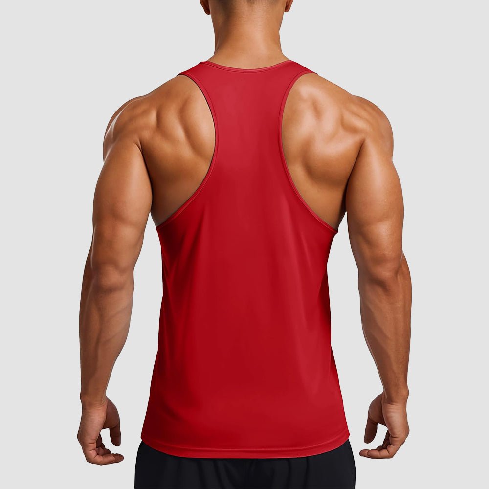 Men's Quick Dry UPF 80+ Athletic Y-Back Summer Tank