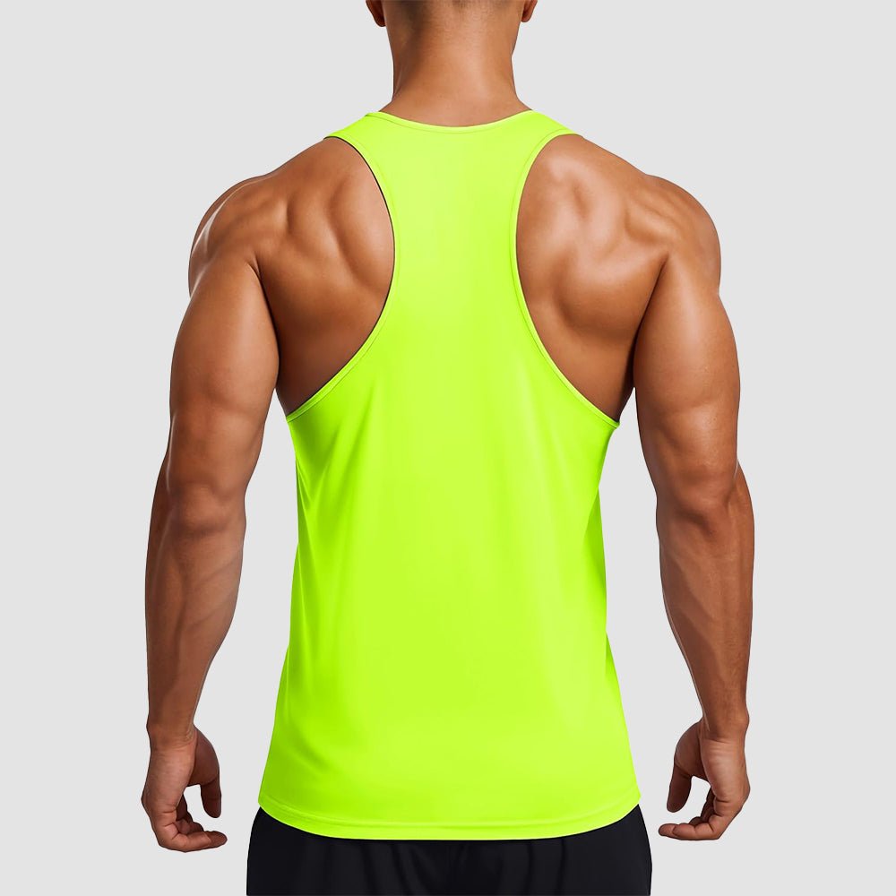 Men's Quick Dry UPF 80+ Athletic Y-Back Summer Tank