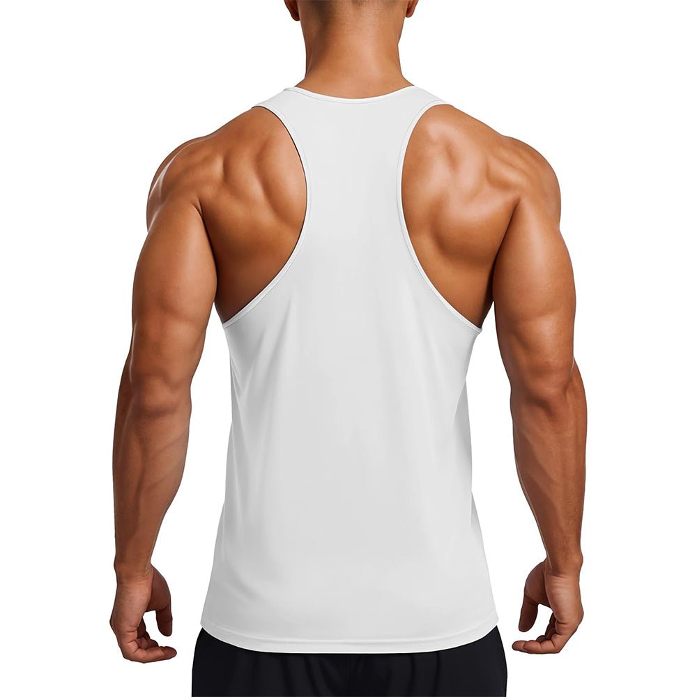 Men's Quick Dry UPF 80+ Athletic Y-Back Summer Tank
