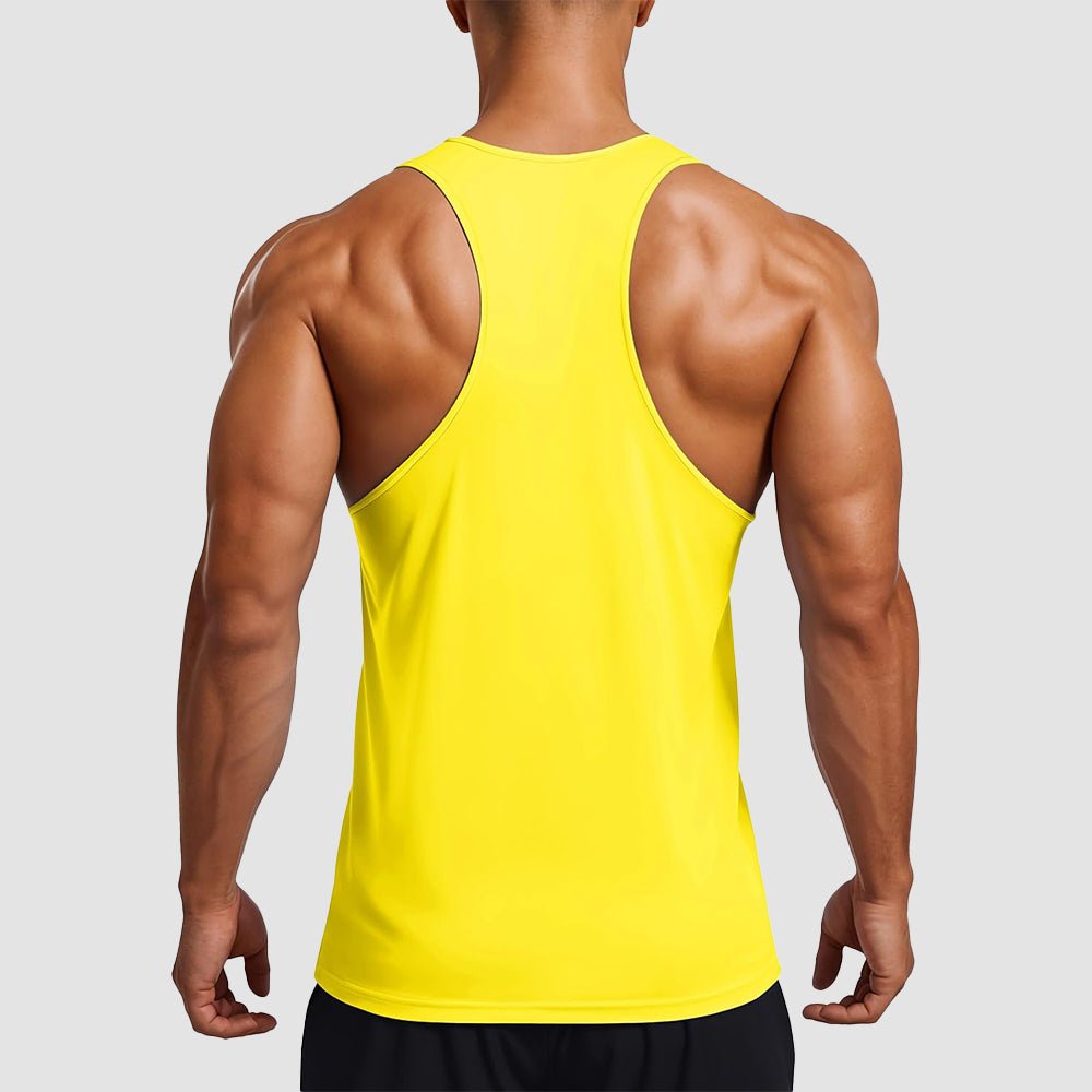 Men's Quick Dry UPF 80+ Athletic Y-Back Summer Tank
