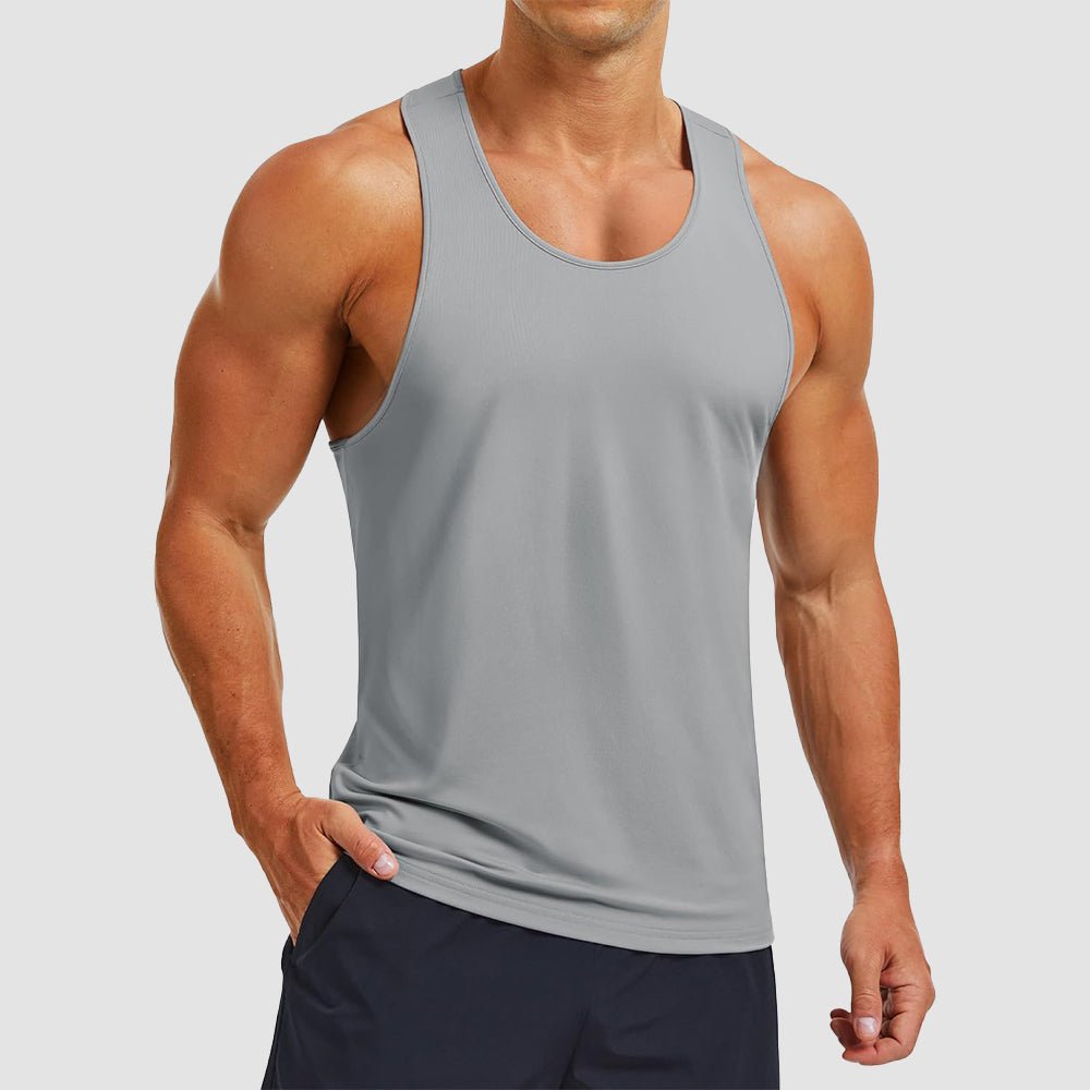 Men's Quick Dry UPF 80+ Athletic Y-Back Summer Tank