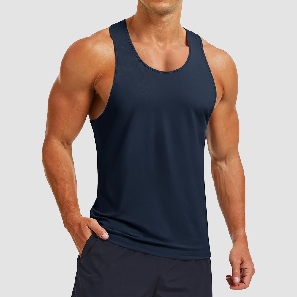Men's Quick Dry UPF 80+ Athletic Y-Back Summer Tank