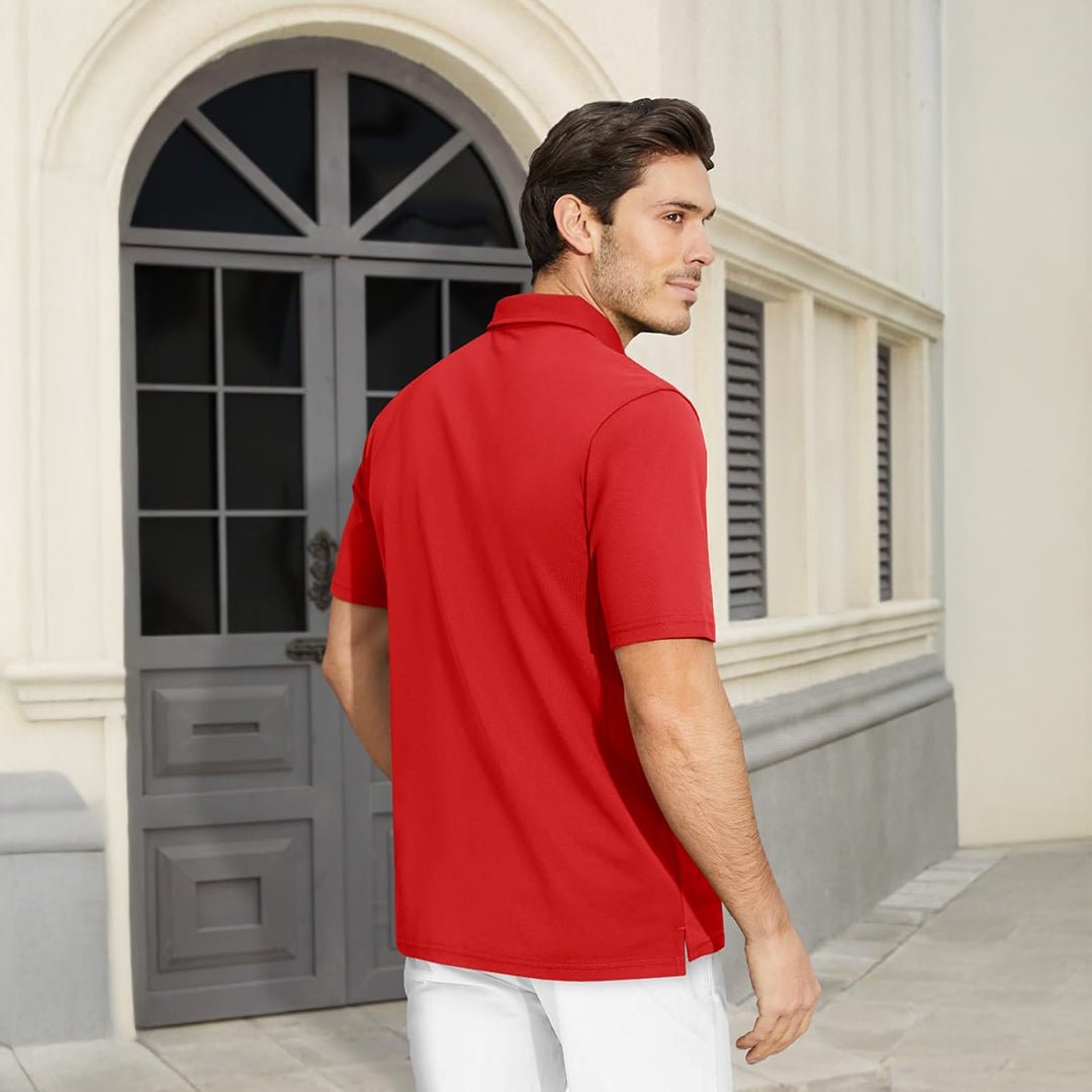 Men's Short Sleeve Golf Polo Shirt