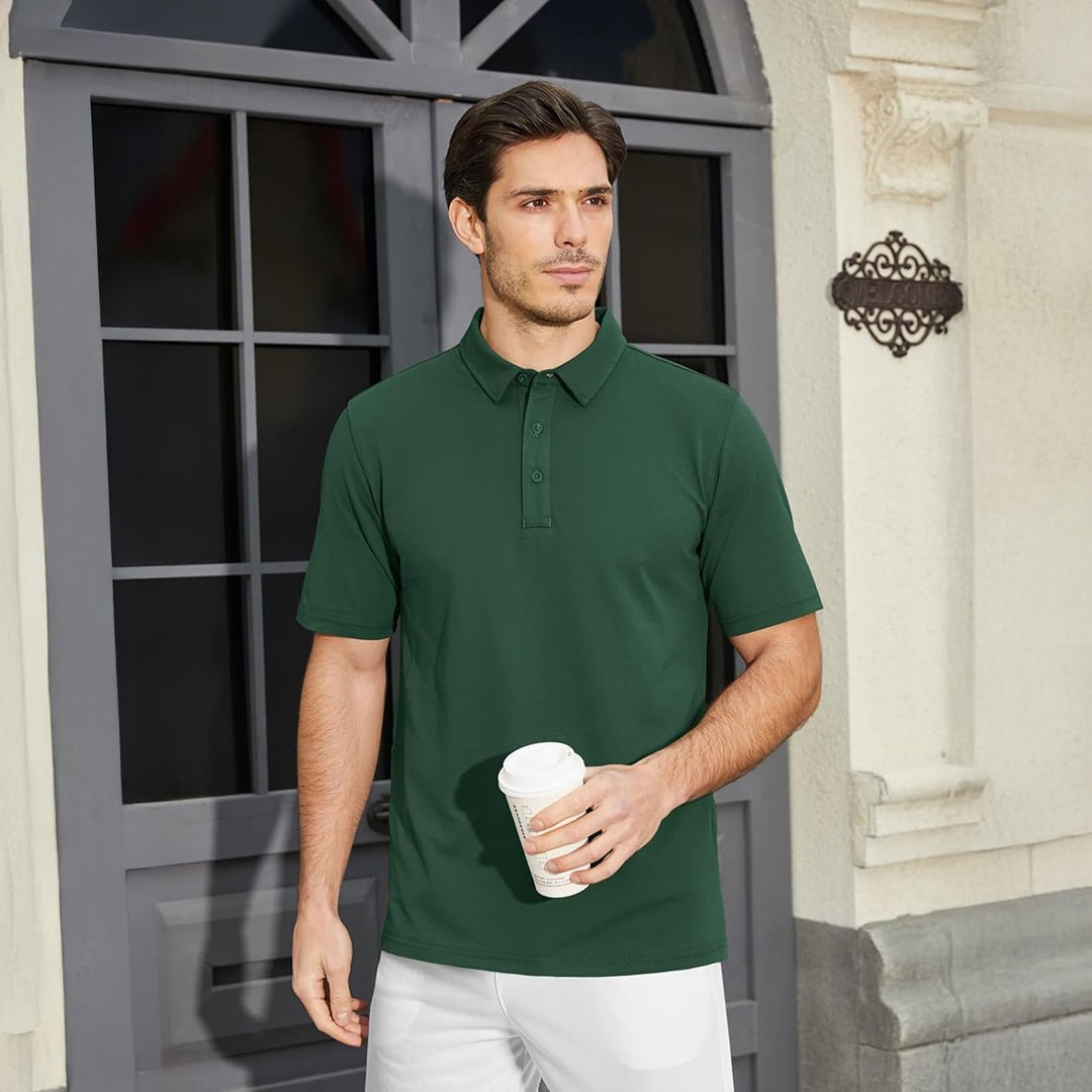 Men's Short Sleeve Golf Polo Shirt