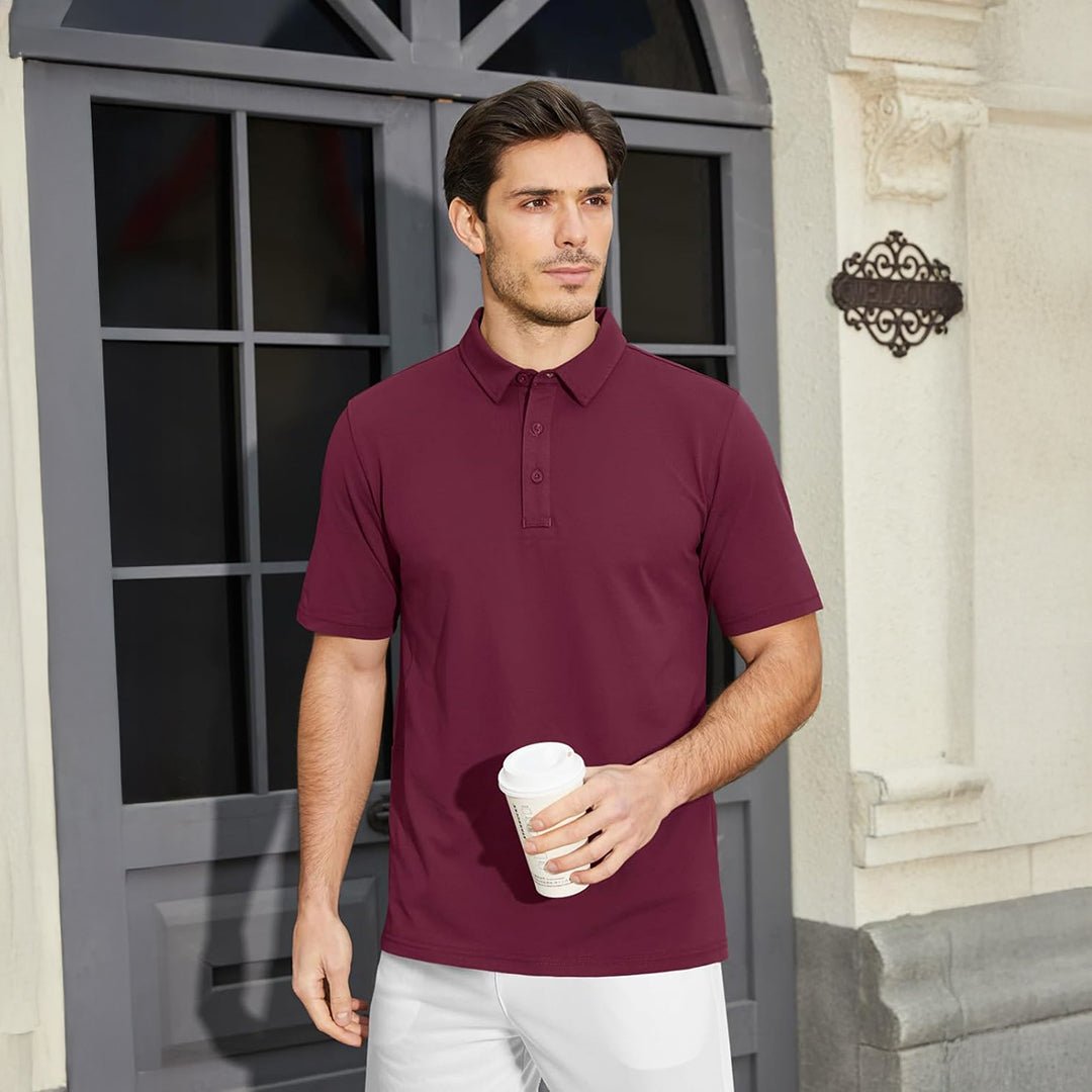 Men's Short Sleeve Golf Polo Shirt