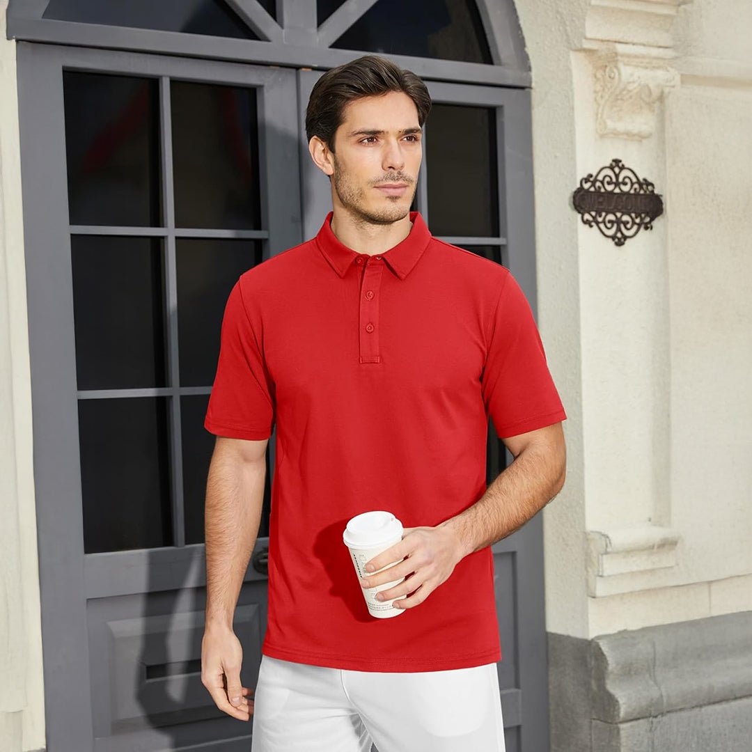 Men's Short Sleeve Golf Polo Shirt