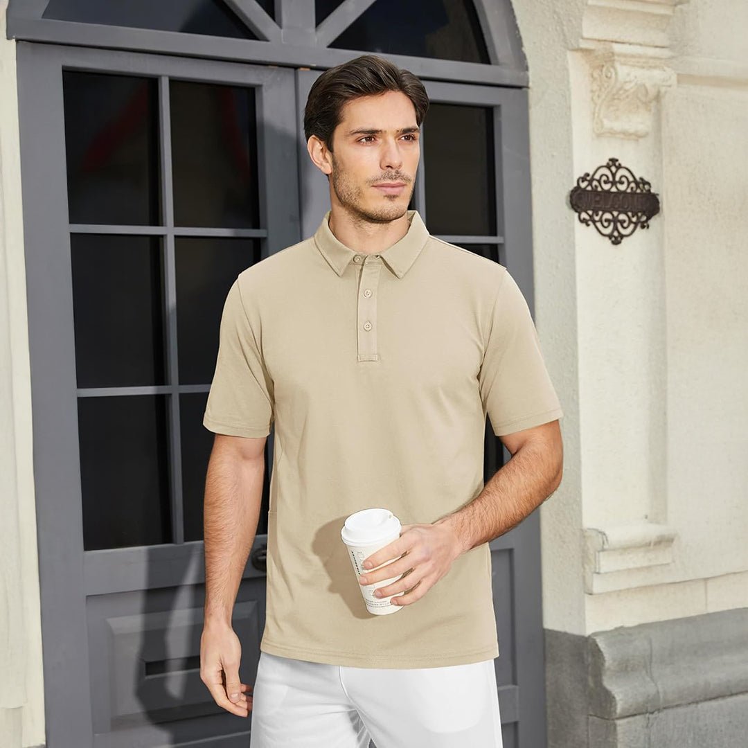 Men's Short Sleeve Golf Polo Shirt