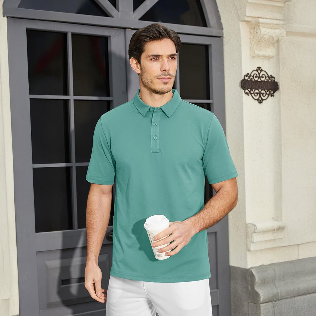 Men's Short Sleeve Golf Polo Shirt