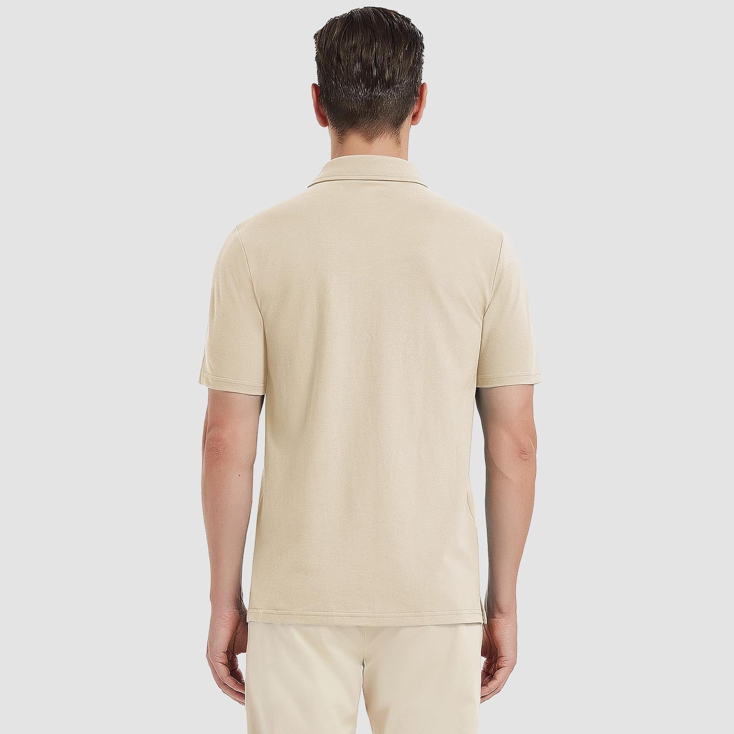 Men's Short Sleeve Polo Shirts Classic Golf Shirt