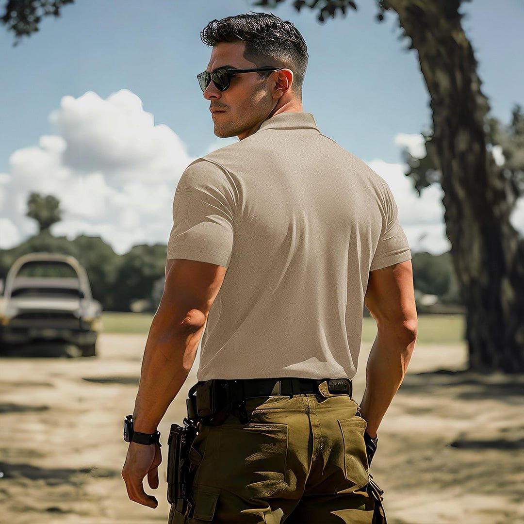 【New In】Men's Tactical Polo Shirt – UPF 50+ Quick Dry Performance