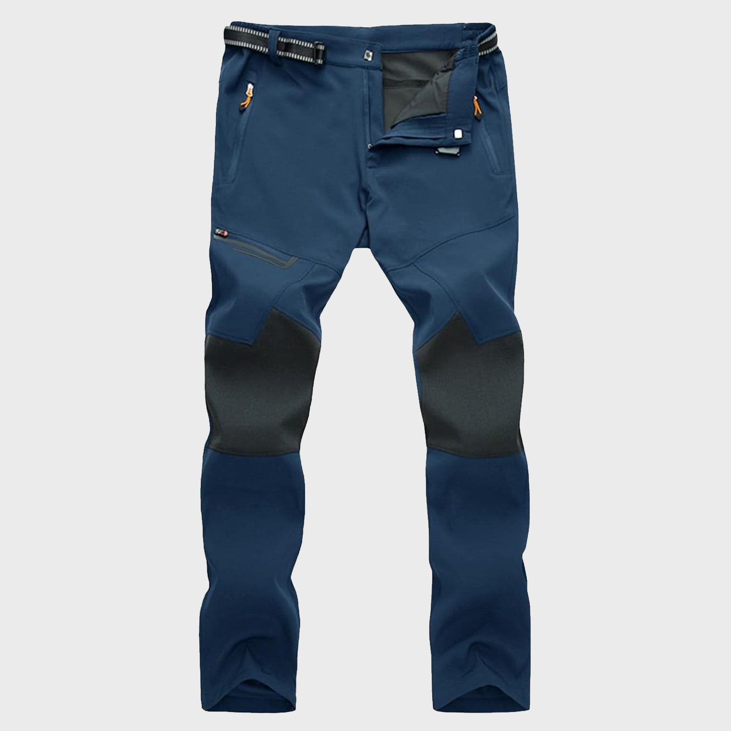 Men's Tactical Trekking Pants - Ripstop Hiking with Zipper Pockets