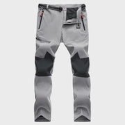 Men's Tactical Trekking Pants - Ripstop Hiking with Zipper Pockets