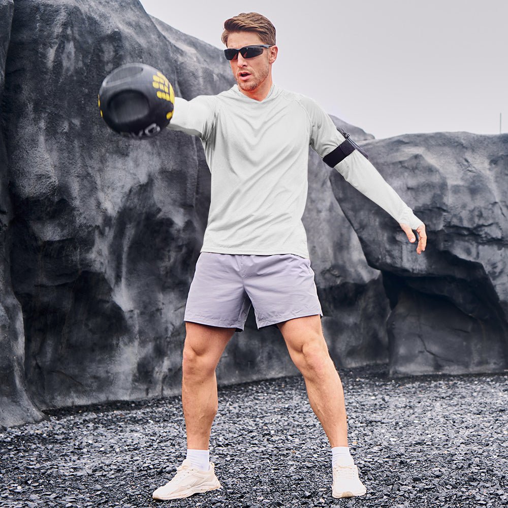 Men's UPF 50+ Hooded Fishing Shirts | Sun Protection