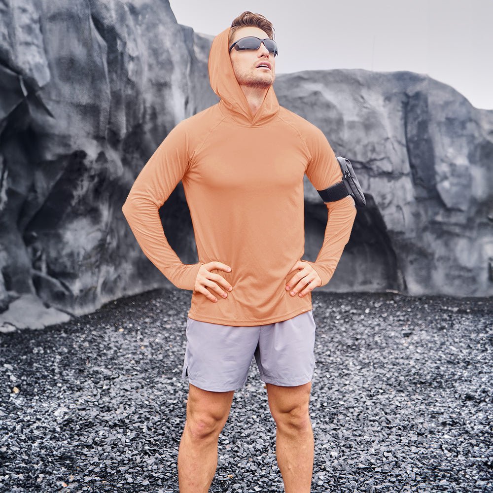 Men's UPF 50+ Hooded Fishing Shirts | Sun Protection