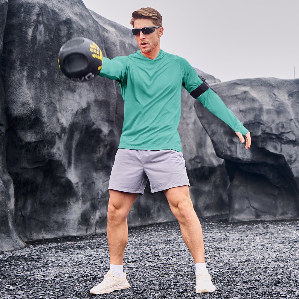 Men's UPF 50+ Hooded Fishing Shirts | Sun Protection