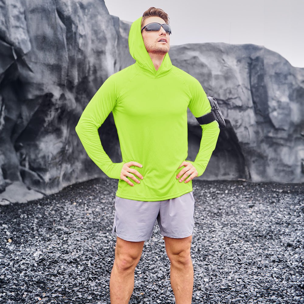 Men's UPF 50+ Hooded Fishing Shirts | Sun Protection