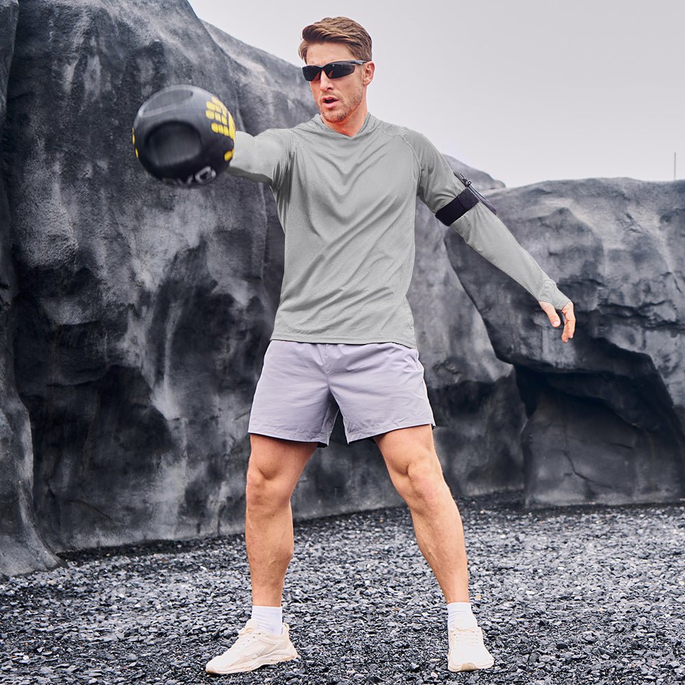 Men's UPF 50+ Hooded Fishing Shirts | Sun Protection