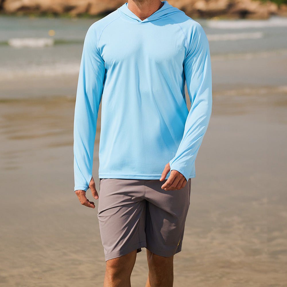 Men's UPF 50+ Hooded Fishing Shirts | Sun Protection