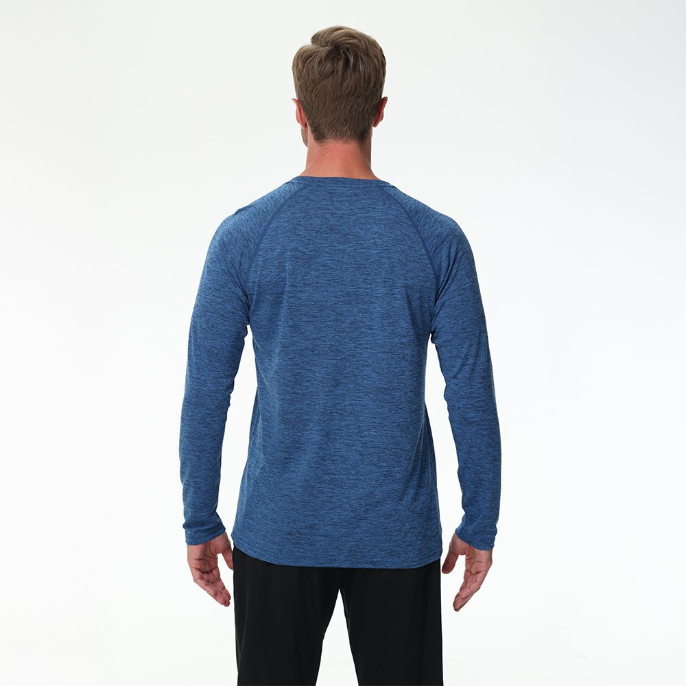 Men's UPF 50+ Long Sleeve Shirt Dry Fit for Fishing & Hiking