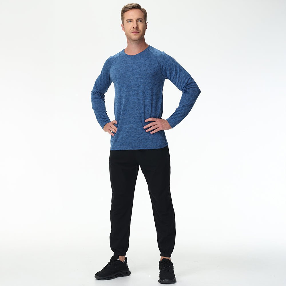 Men's UPF 50+ Long Sleeve Shirt Dry Fit for Fishing & Hiking