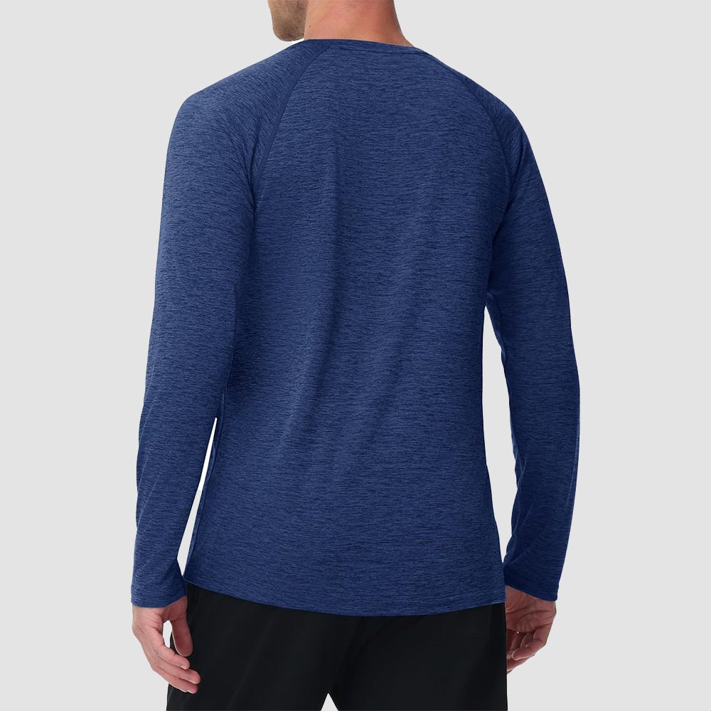 Men's UPF 50+ Long Sleeve Shirt Dry Fit for Fishing & Hiking