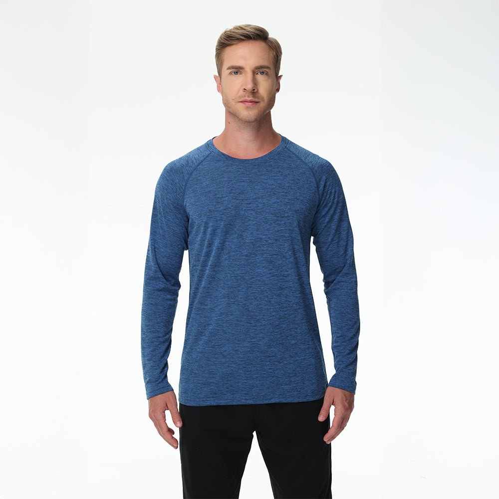 Men's UPF 50+ Long Sleeve Shirt Dry Fit for Fishing & Hiking