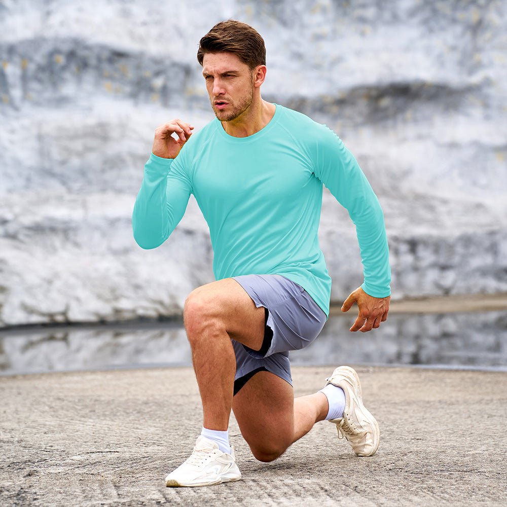 Men's UPF 50+ Quick Dry Shirt - Sun Protection for Hiking