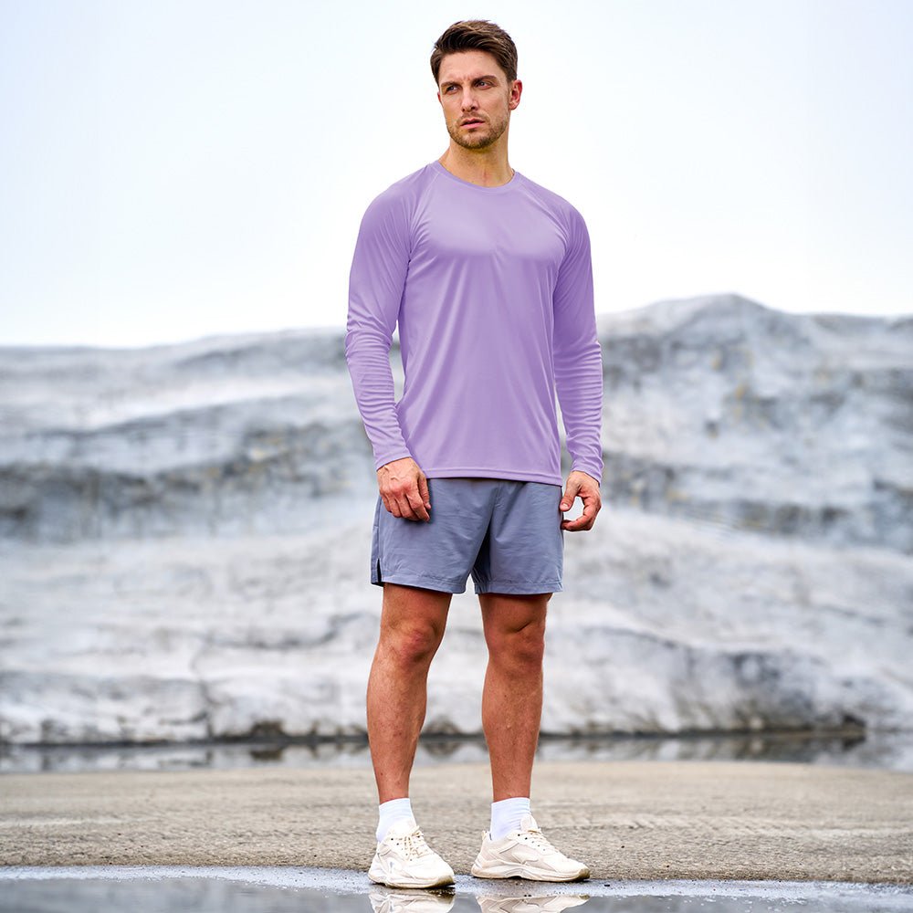 Men's UPF 50+ Quick Dry Shirt - Sun Protection for Hiking