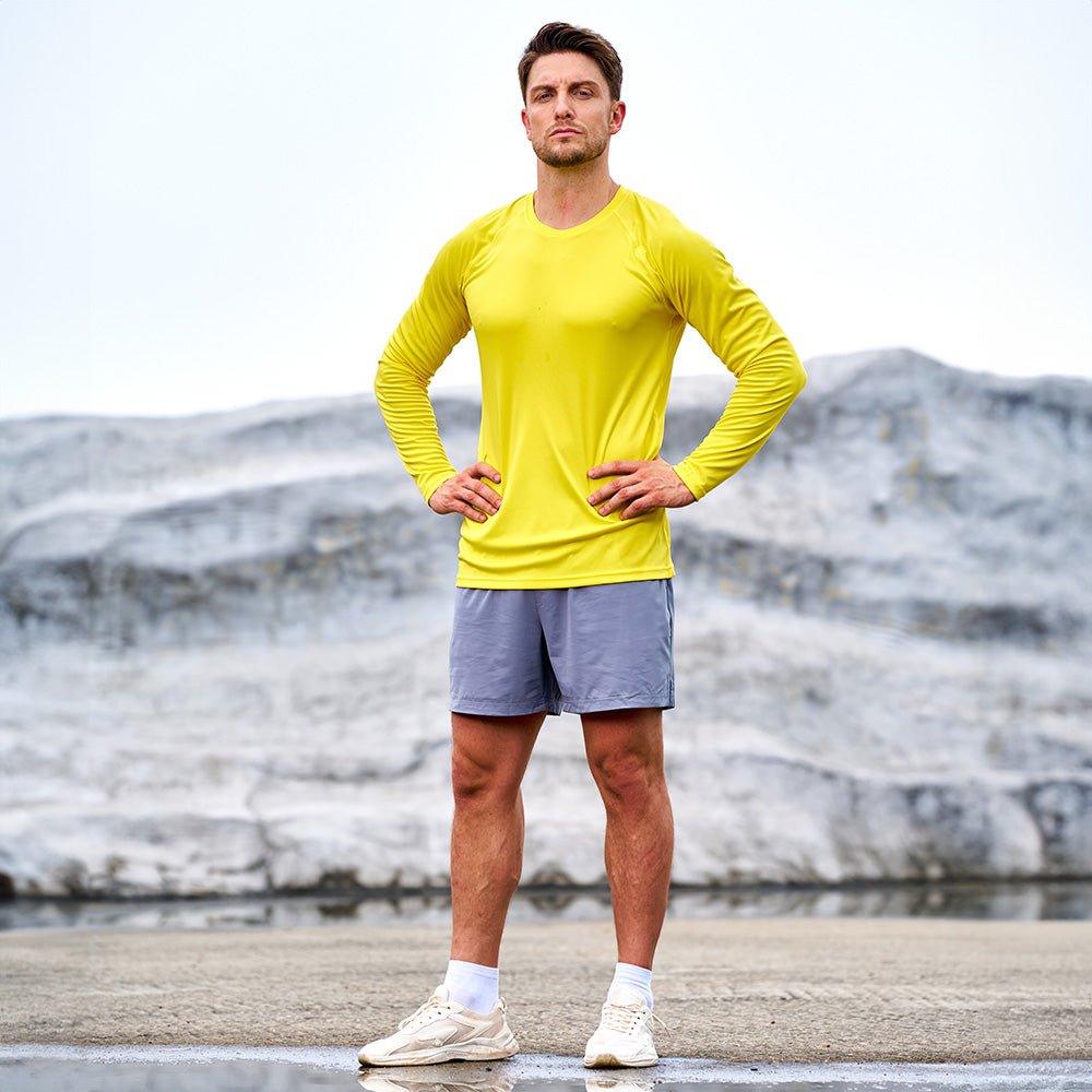 Men's UPF 50+ Quick Dry Shirt - Sun Protection for Hiking