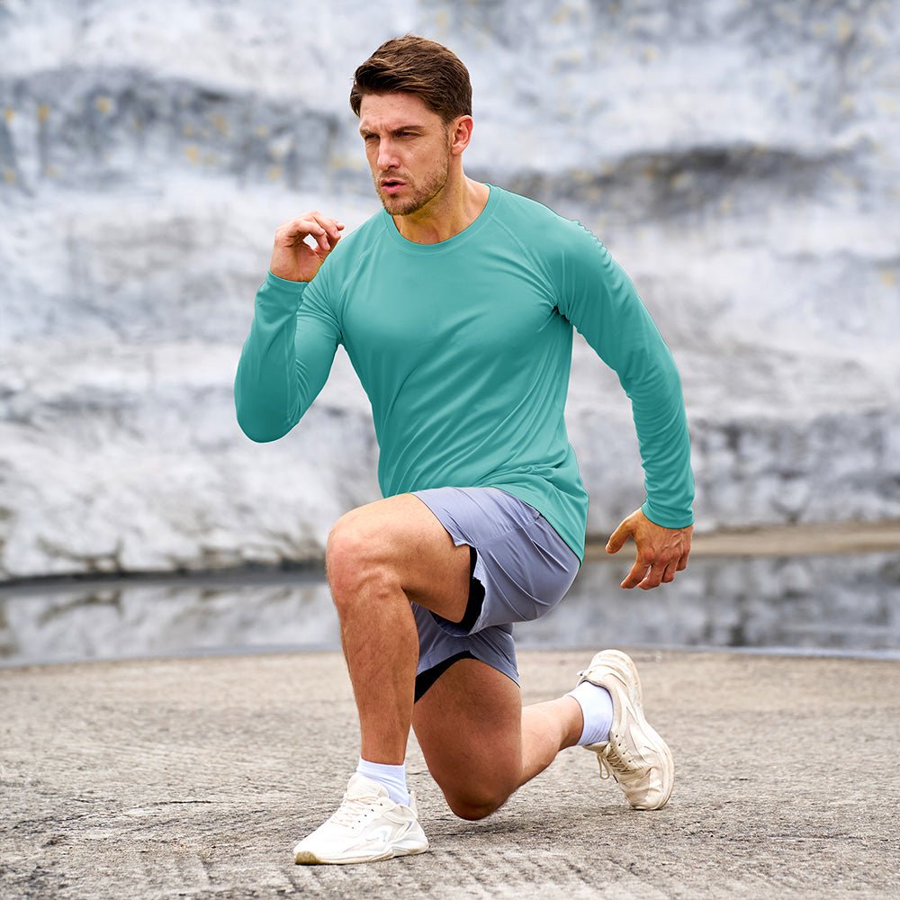 Men's UPF 50+ Quick Dry Shirt - Sun Protection for Hiking