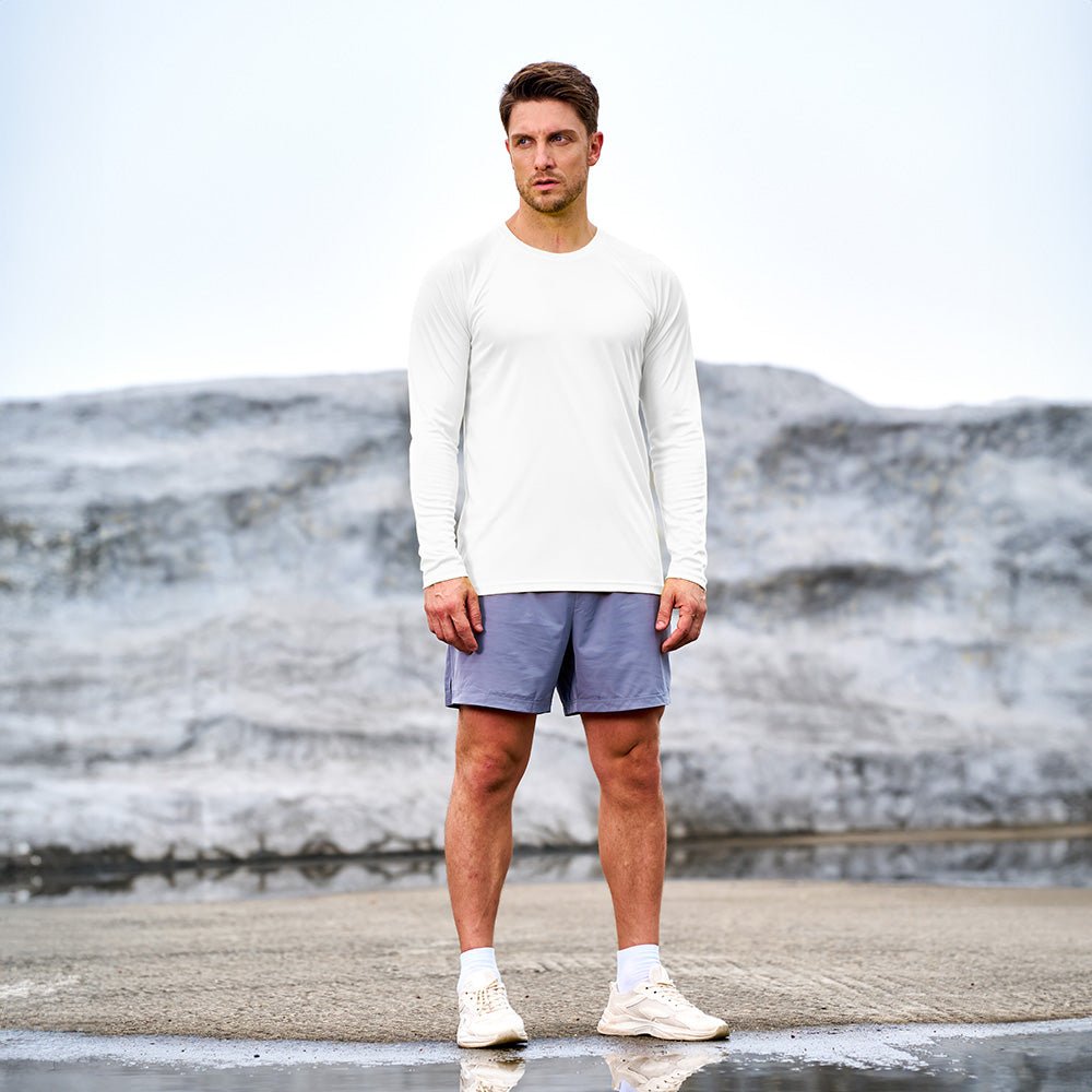 Men's UPF 50+ Quick Dry Shirt - Sun Protection for Hiking