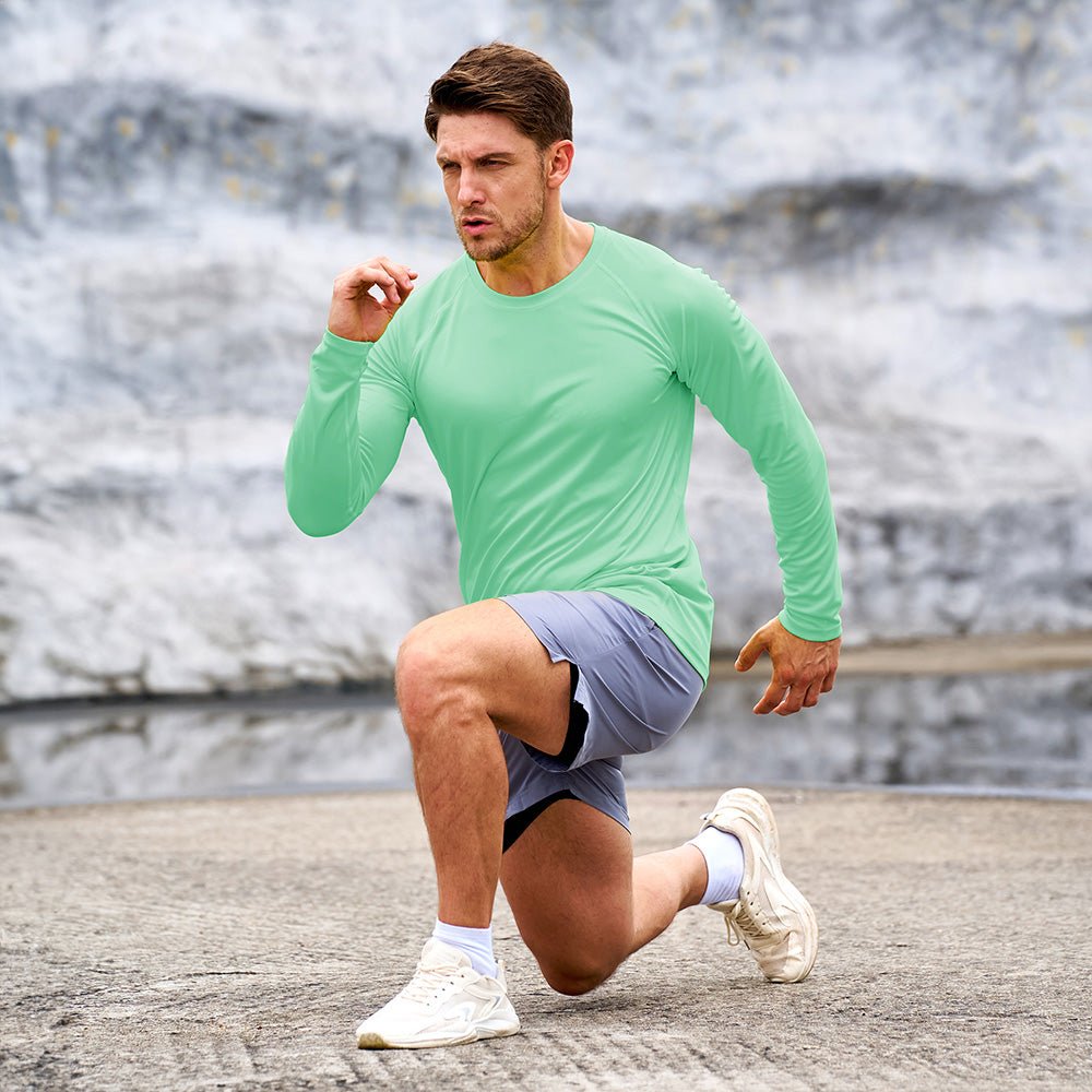 Men's UPF 50+ Quick Dry Shirt - Sun Protection for Hiking
