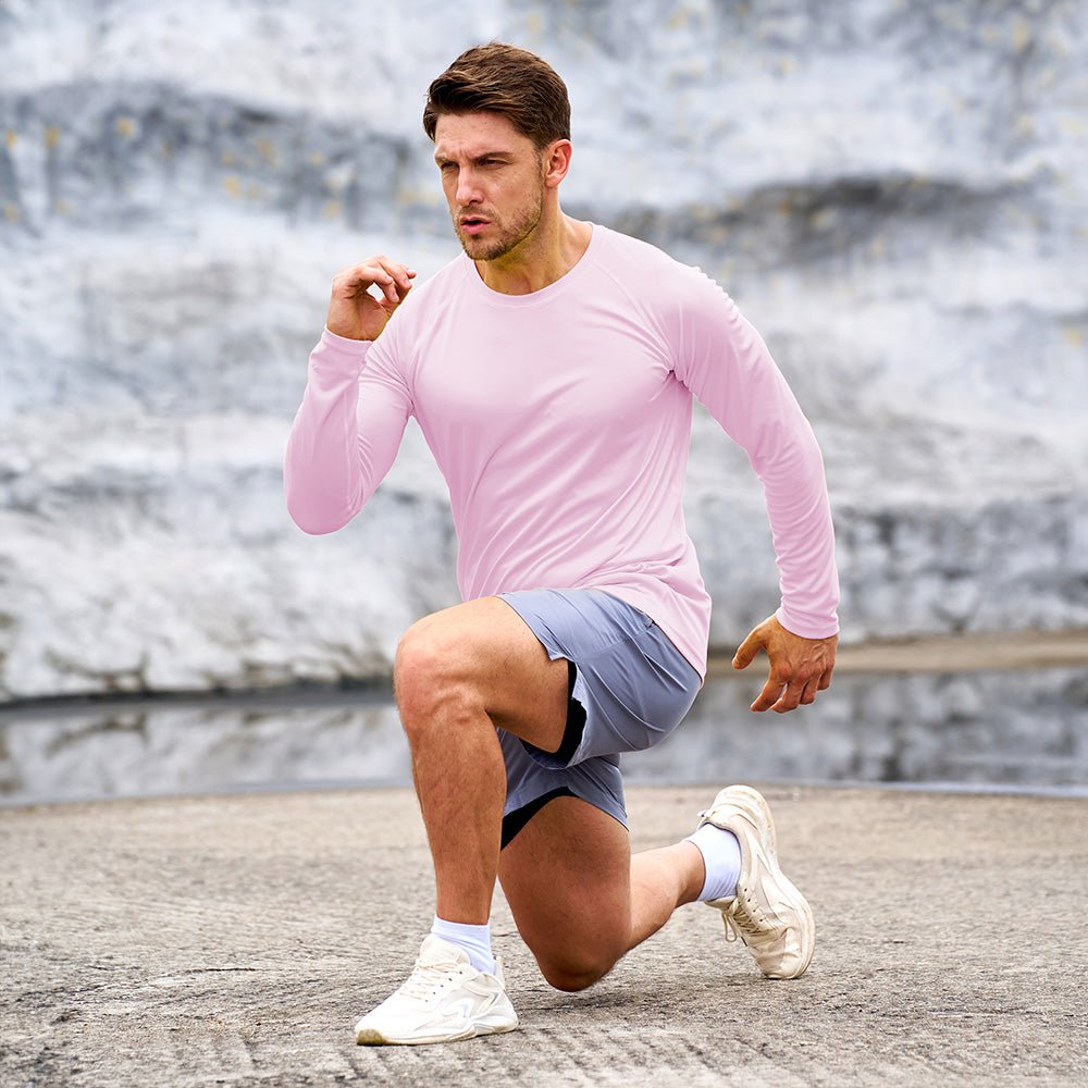 Men's UPF 50+ Quick Dry Shirt - Sun Protection for Hiking