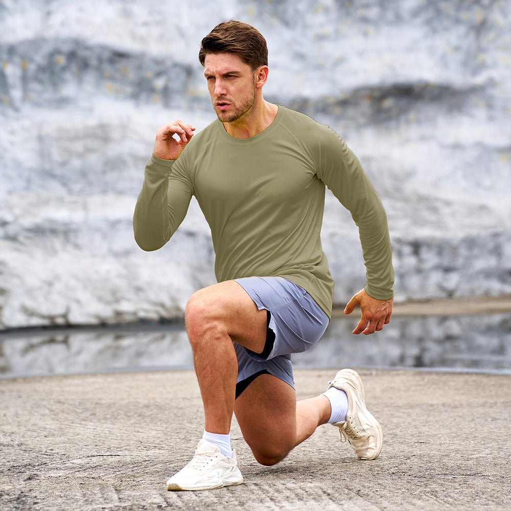Men's UPF 50+ Quick Dry Shirt - Sun Protection for Hiking