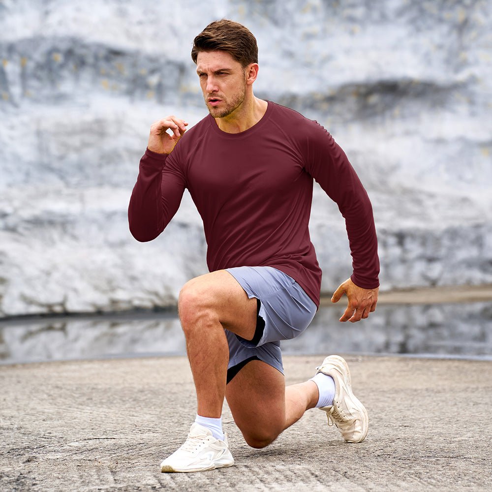 Men's UPF 50+ Quick Dry Shirt - Sun Protection for Hiking