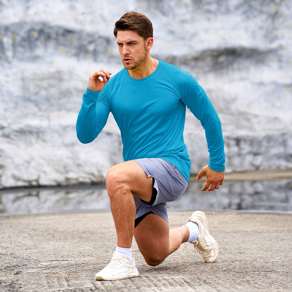 Men's UPF 50+ Quick Dry Shirt - Sun Protection for Hiking