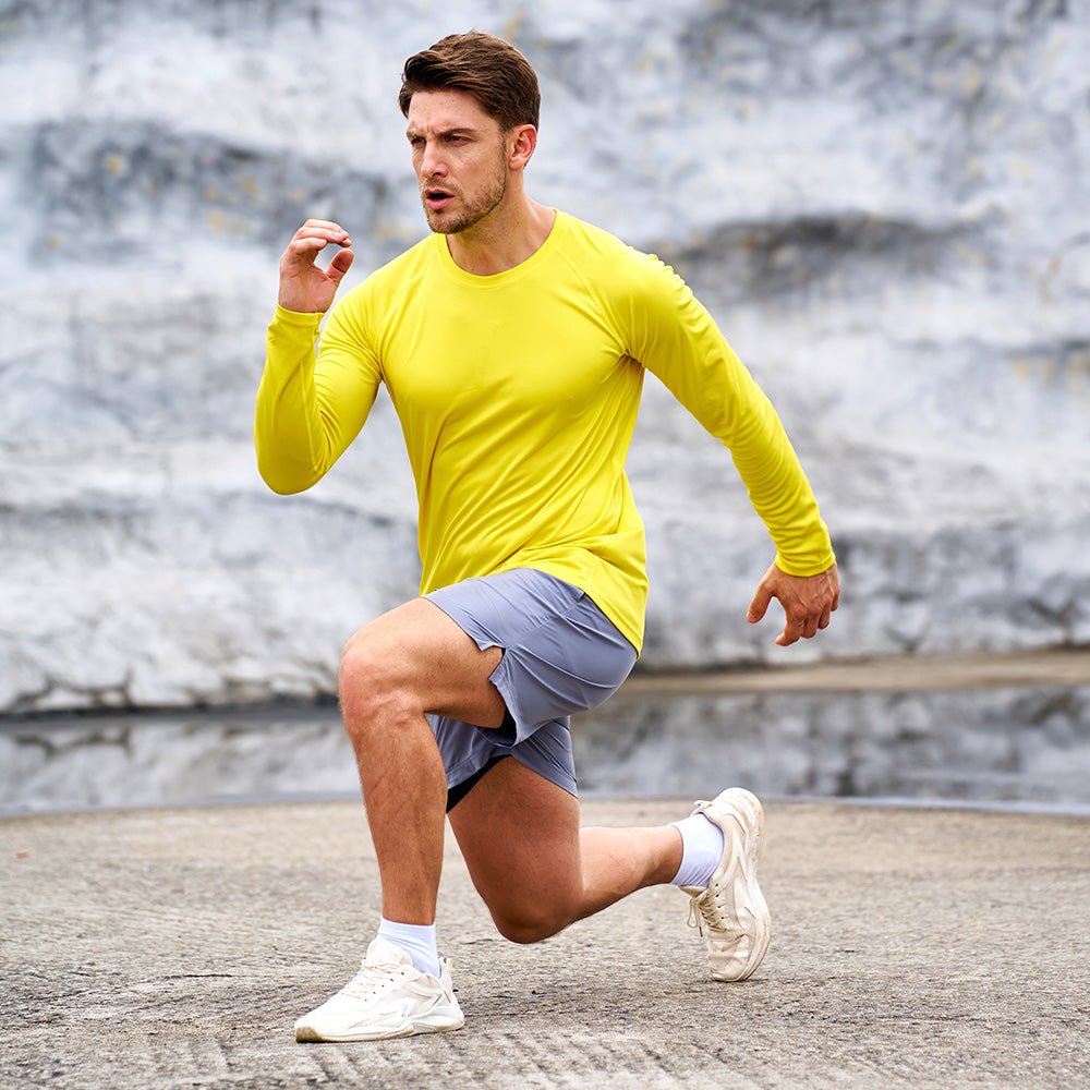Men's UPF 50+ Quick Dry Shirt - Sun Protection for Hiking