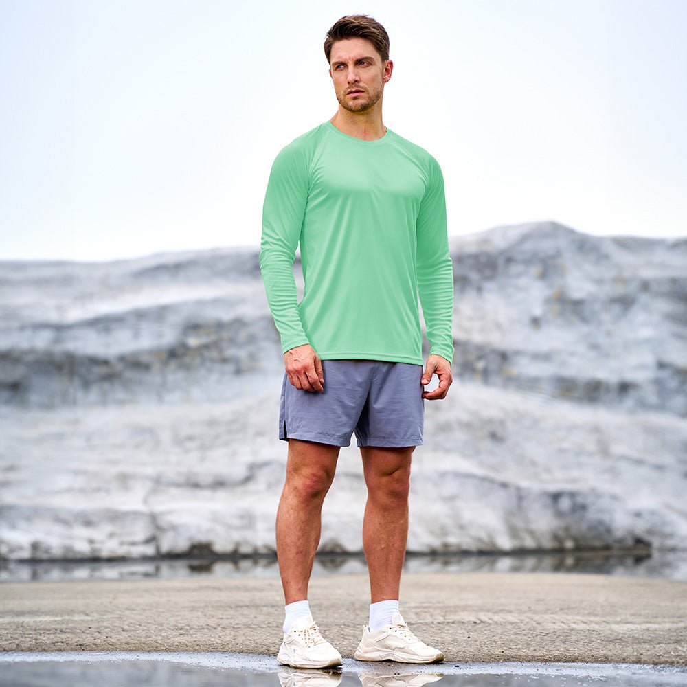 Men's UPF 50+ Quick Dry Shirt - Sun Protection for Hiking