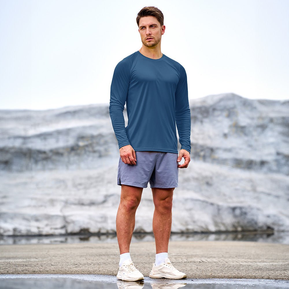 Men's UPF 50+ Quick Dry Shirt - Sun Protection for Hiking