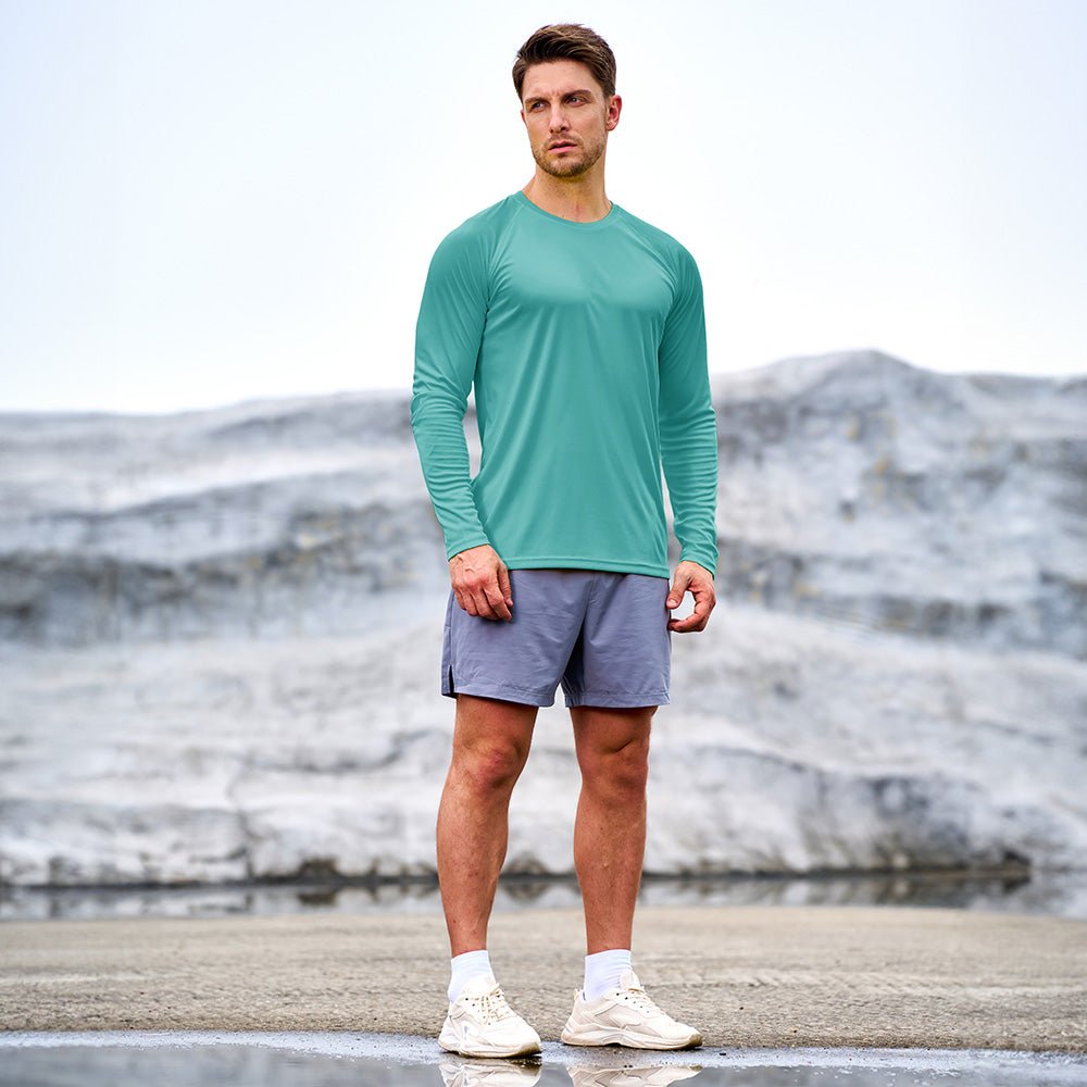 Men's UPF 50+ Quick Dry Shirt - Sun Protection for Hiking
