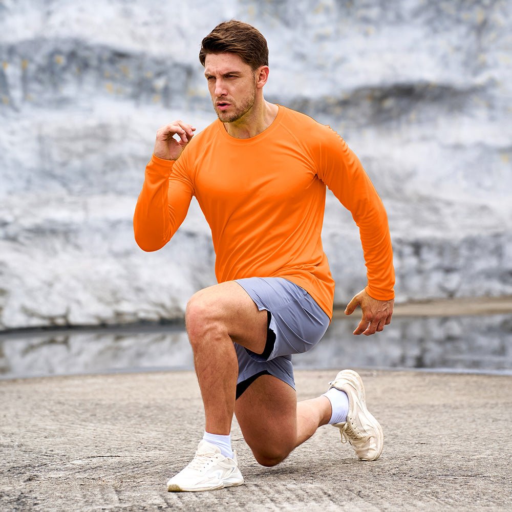 Men's UPF 50+ Quick Dry Shirt - Sun Protection for Hiking