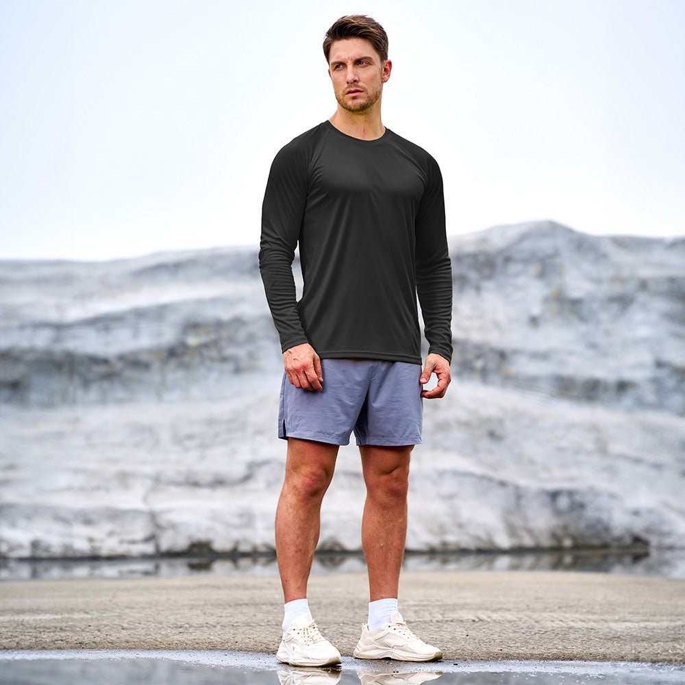 Men's UPF 50+ Quick Dry Shirt - Sun Protection for Hiking