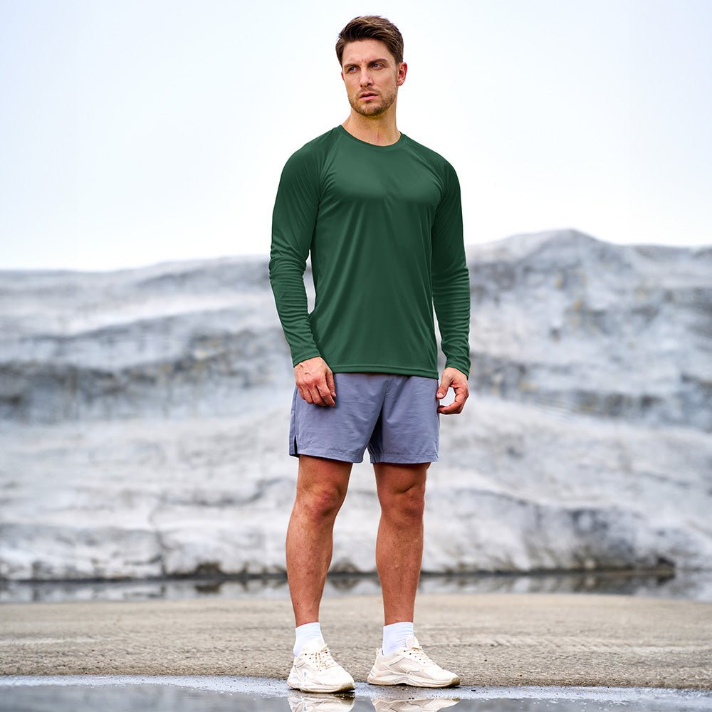 Men's UPF 50+ Quick Dry Shirt - Sun Protection for Hiking
