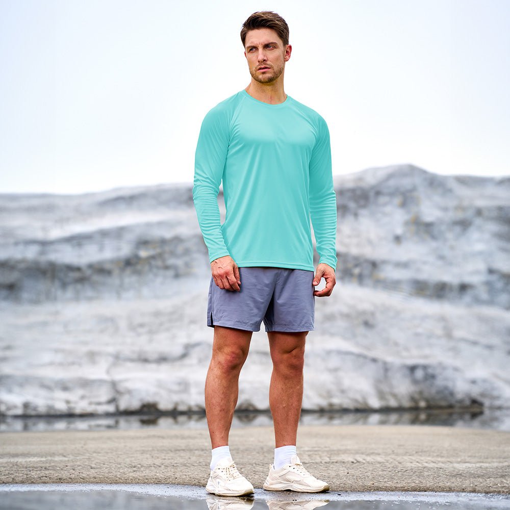 Men's UPF 50+ Quick Dry Shirt - Sun Protection for Hiking