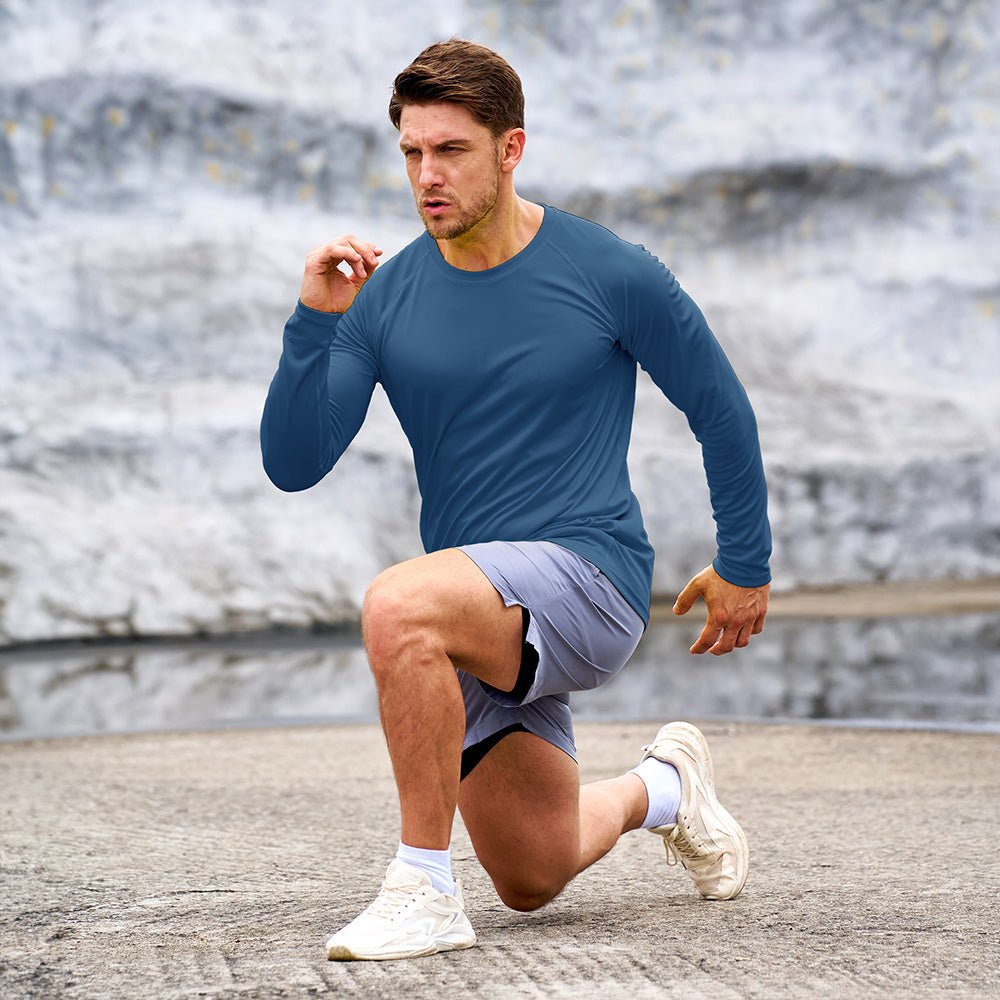 Men's UPF 50+ Quick Dry Shirt - Sun Protection for Hiking