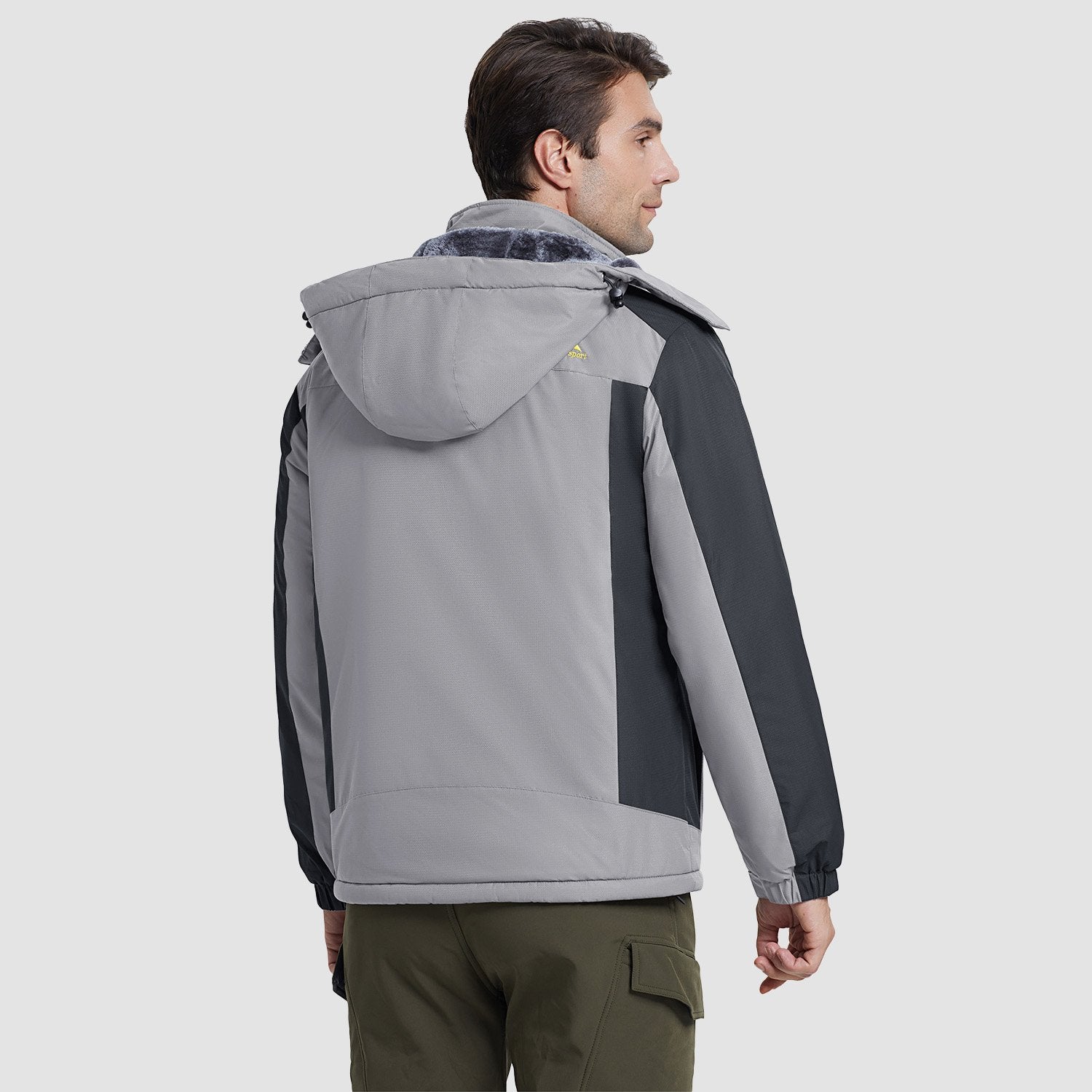 Men's Water-Resistant Ski Jacket - Warm Fleece Winter