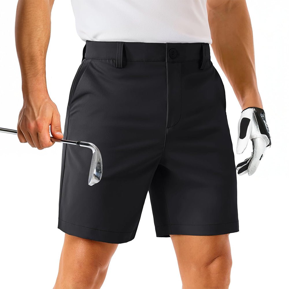 【New In】Men's Lightweight Stretch Quick Dry Golf Shorts with 6 Pockets