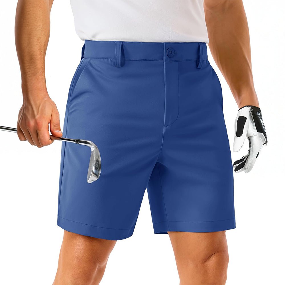 【New In】Men's Lightweight Stretch Quick Dry Golf Shorts with 6 Pockets