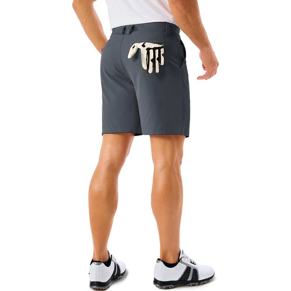 【New In】Men's Lightweight Stretch Quick Dry Golf Shorts with 6 Pockets