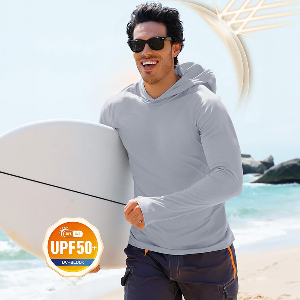 【New In】Men's Sun Shirt UPF 50+ Quick Dry Hoodie